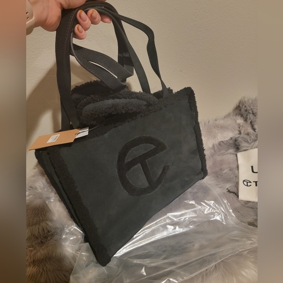 UGG x Telfar Medium Shopper Tote, Black - Picture 12 of 15